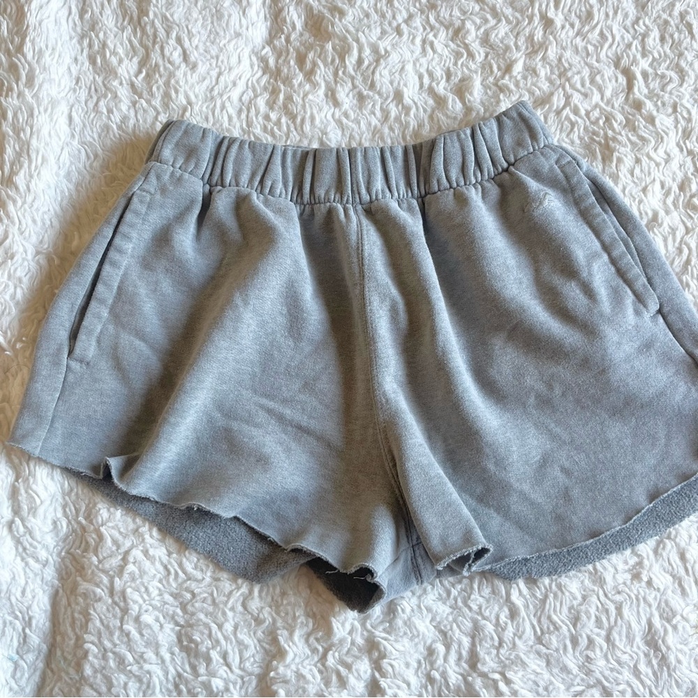 Hollister Light Gray Athletic Shorts